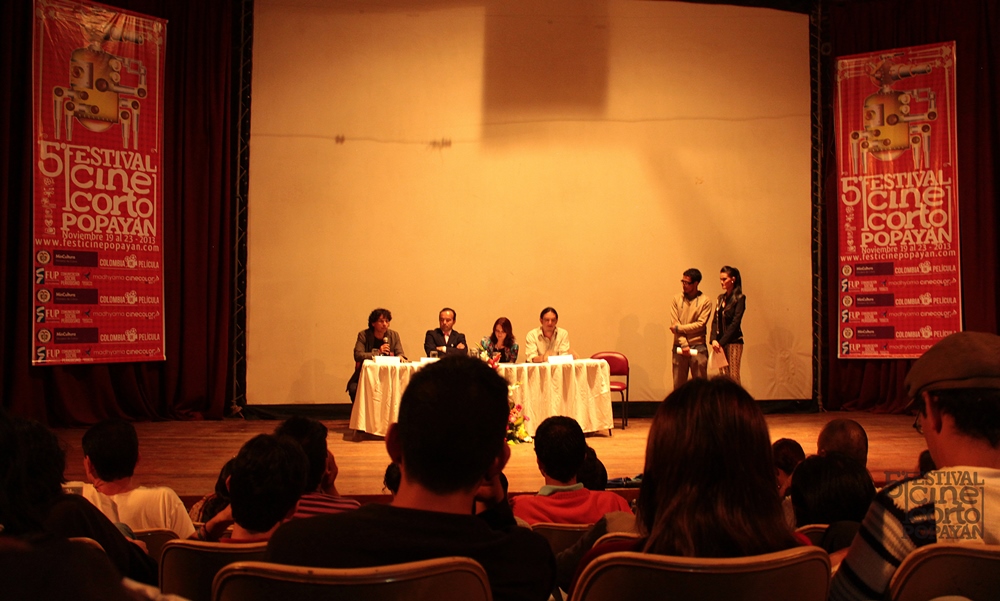 Ceremonia de apertura del Festival. Se efectuaron diversas actividades académicas en el campo audiovisual.