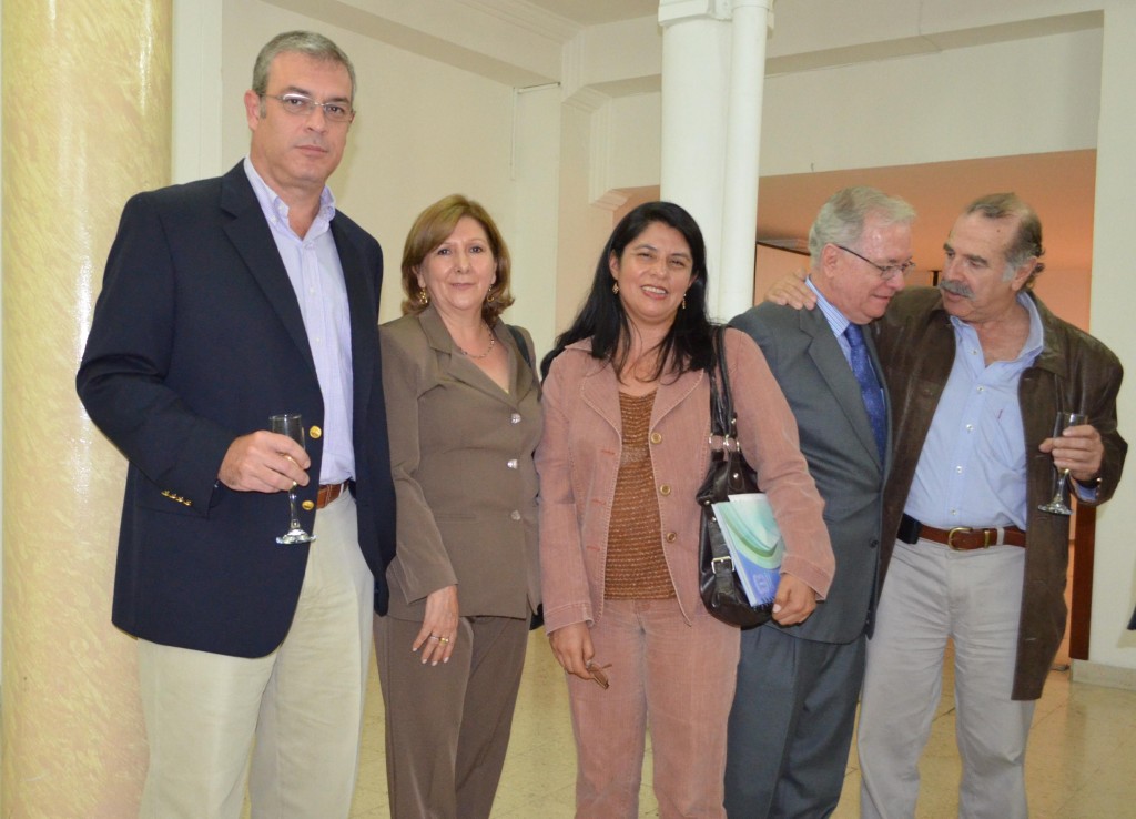 Manuel Marìa Mosquera, Aura Isabel Olano, Pilar Campos, Guillermo Garrido Sardi y Edgar Simmonds Trujillo