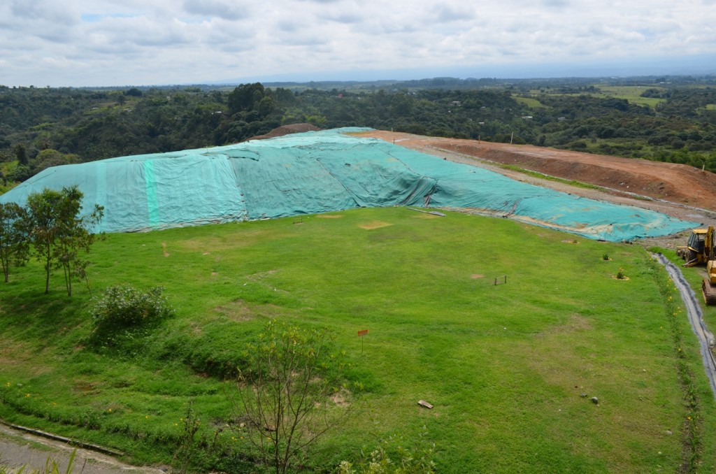 Vista actual del relleno sanitario El Ojito, cuyo cierre fue ordenado por la CRC.