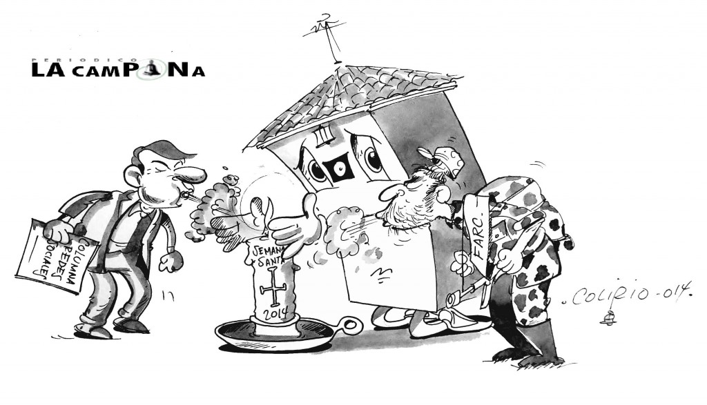 Caricatura La Campana edición abril 11 de 2014