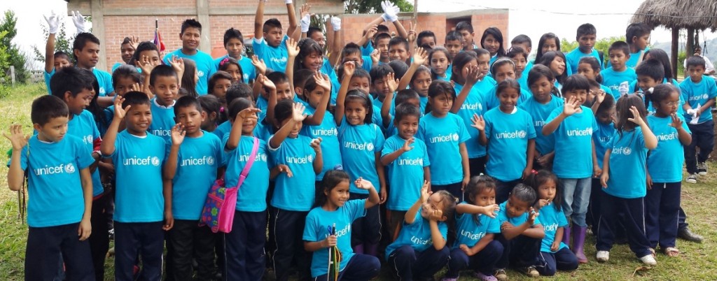 Niños de Santander de Quilichao y de Buenos Aires, participan en el programa “Escuelas protectoras del medio ambiente”.