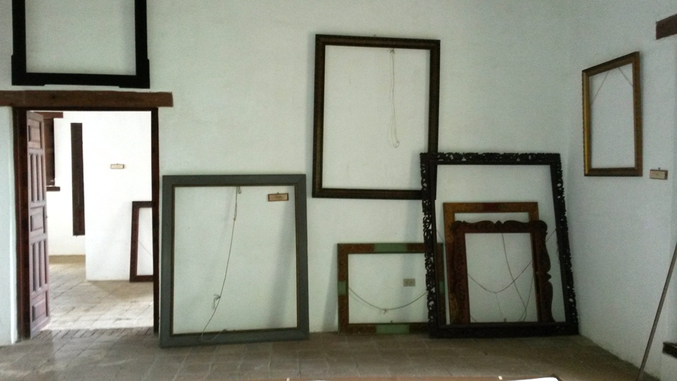 Se puede apreciar la magnitud del daño causado a la obra del pintor Martínez, legado artístico de Popayán y del Cauca.
