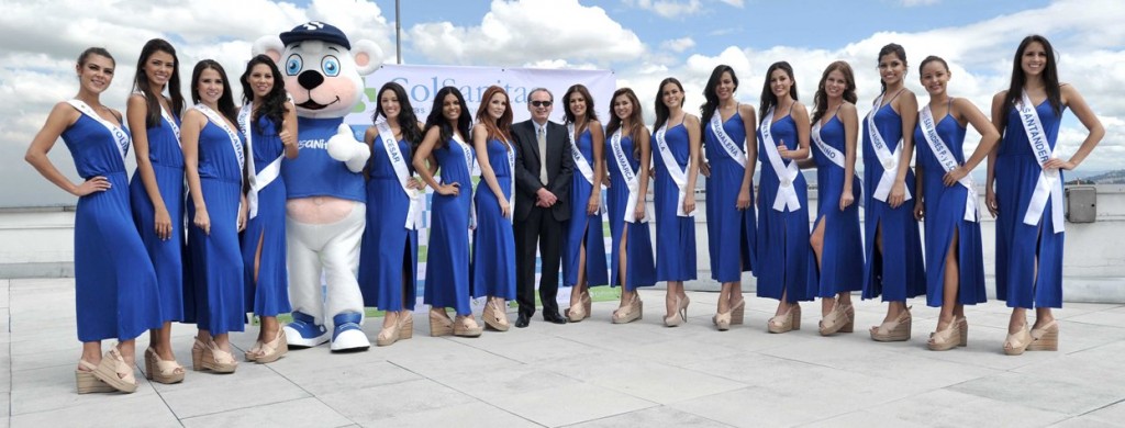 Las 27 aspirantes al título de Señorita Colombia, fueron vacunadas contra la influenza.