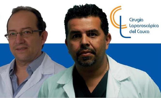 Juan Carlos Penagos y Juan Pablo López hacen parte del equipo multidisciplinario de Cirugía Laparoscópica del Cauca.