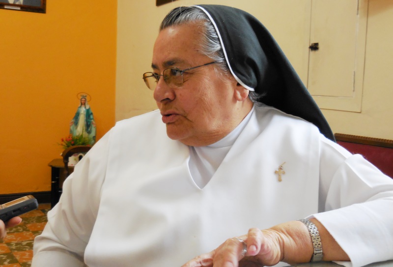 Hermana Florinda Macías Bueno, directora ejecutiva del Hogar para Ancianos San Vicente de Paúl de Popayán.