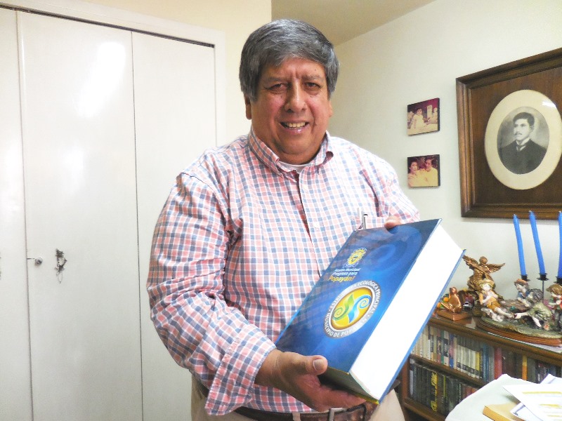 Ingeniero Oscar Calvache Rojas, líder del equipo interdisciplinario que efectuó el estudio “Estructura Ecológica Principal del Municipio de Popayán’, que servirá de soporte para la construcción del nuevo POT