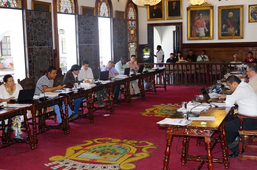 Sesión de control político a la Umata, en el Concejo de Popayán.