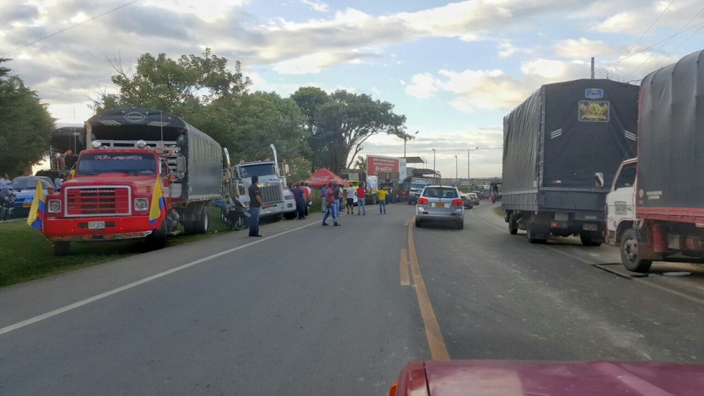 Camioneros en Popayán