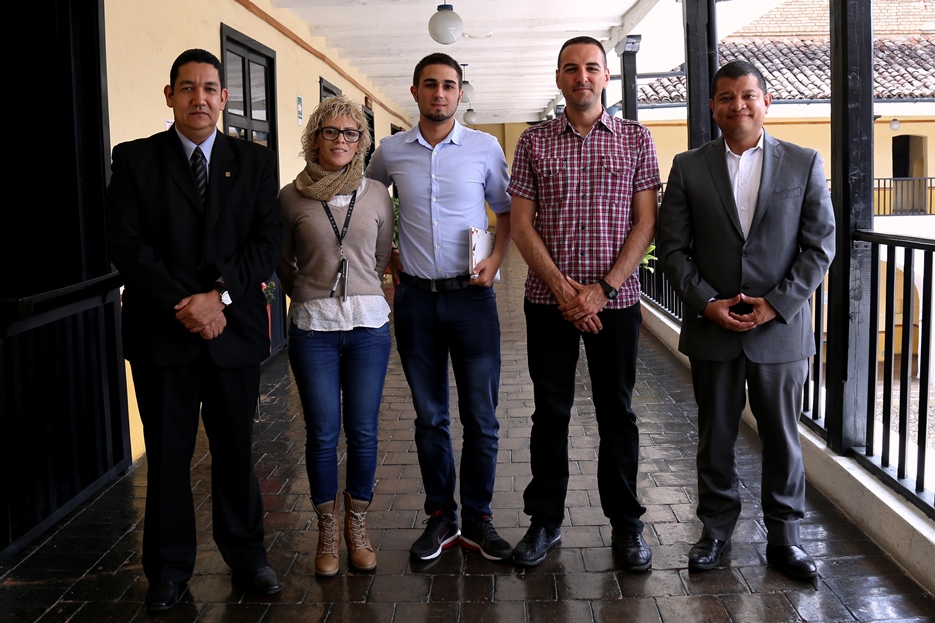 De izquierda a Derecha, Héctor Sánchez, Mónica Valencia, Alexandre Lavado, Valerià Paül y Francisco Zúñiga.