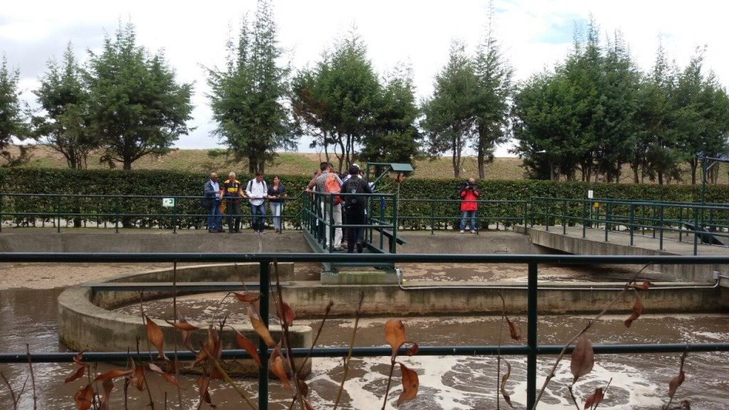 Voceros de la comunidad vecina a la proyectada Ptar, visitaron el sistema de la Universidad de la Sabana en Bogotá, que opera con la misma tecnología prevista para Popayán.