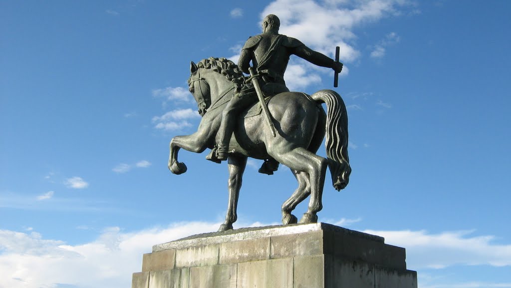 Estatua ecuestre del fundador de Popayán, el capitán conquistador Sebastián de Belalcázar, que se encuentra en el Morro de Tulcán.