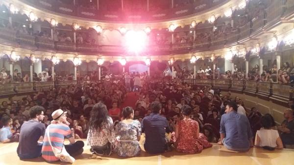 La película del director Rubén Mendoza, conmovió a los espectadores, en el Teatro Adolfo Mejía de Cartagena.