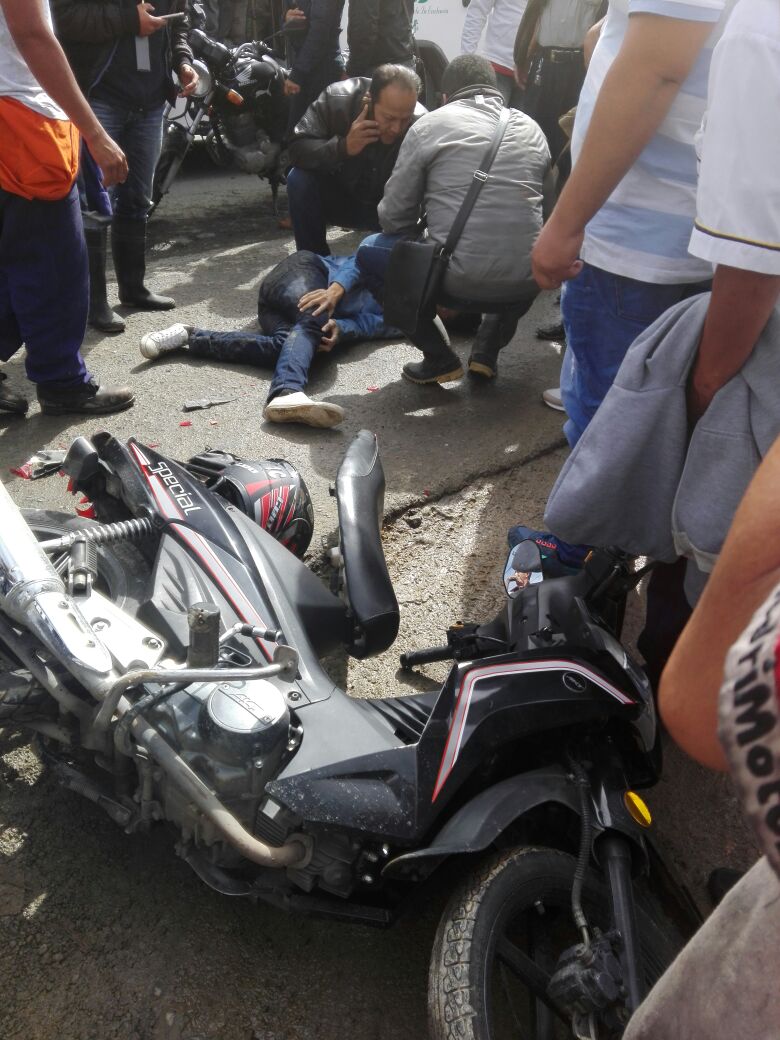 Accidente ocurrido el 12 de mayo de 2017 que tiene en delicado estado de salud a joven estudiante de Biología de Unicauca.
