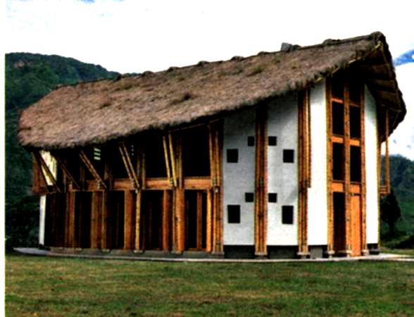 Hermosa biblioteca de Inzá, en la que se conjugan arquitectura, unión, cultura, convivencia y progreso social.