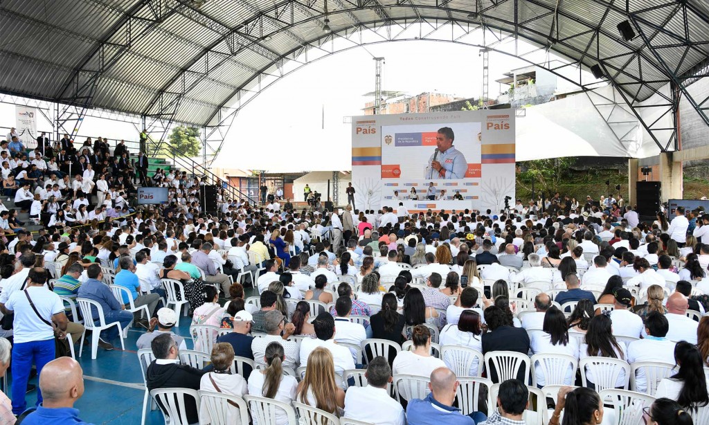 En la apertura del Taller Construyendo País # 40 en Armenia, Quindío, el presidente Iván Duque dijo, que no descansará hasta liberar al norte del Cauca de los criminales y asesinos viles.